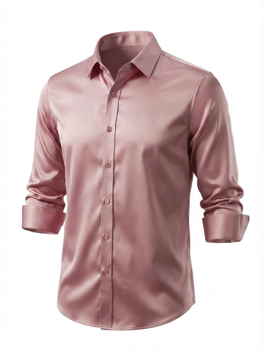 Gelo | Slim Fit Overhemd Met Lente-Stretch