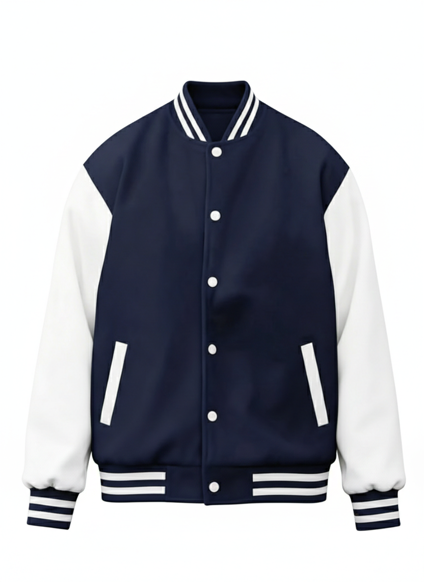 Blaze | Heren Varsity Jack Met Drukknoopsluiting