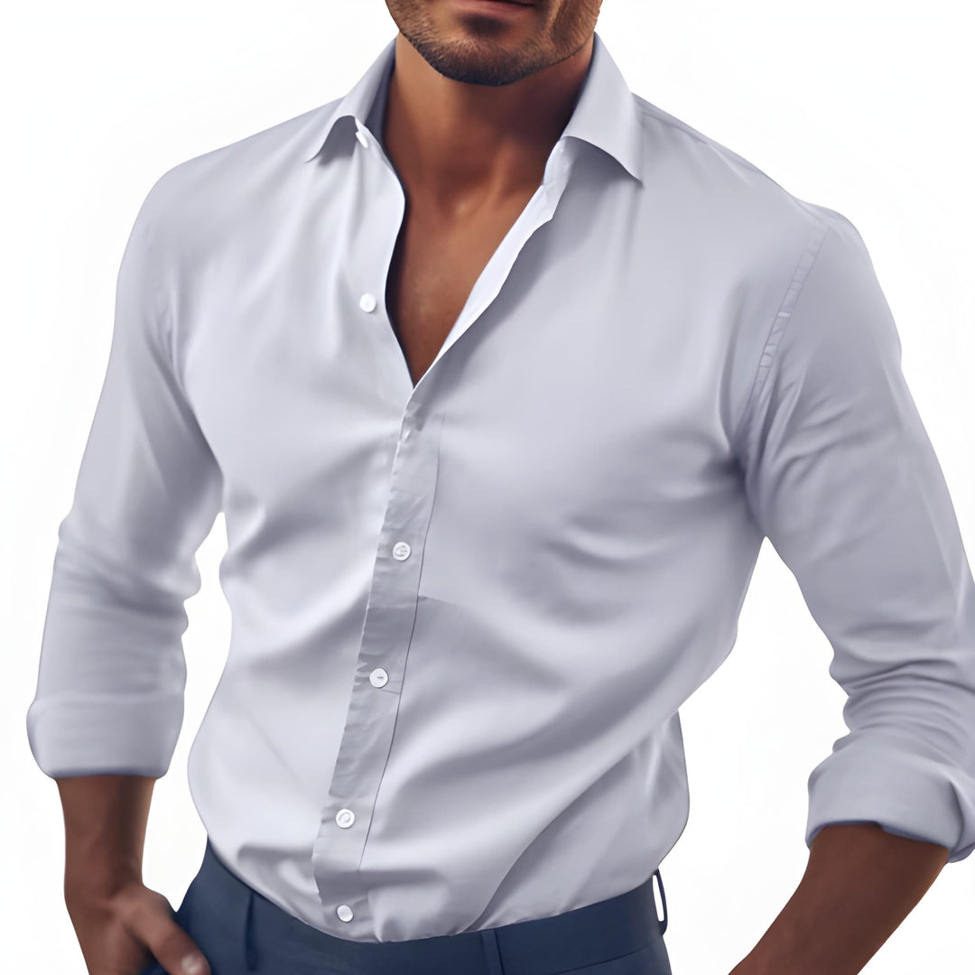 Haven | Slimfit Lange Mouw Overhemden Heren 3