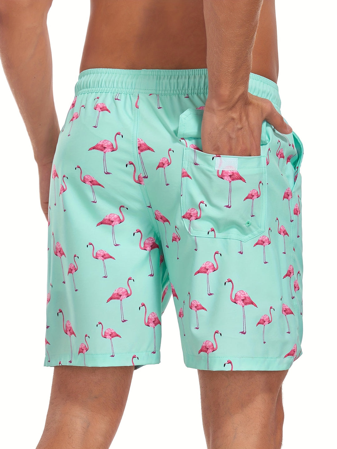 Havik | Hawaiiaanse Zwembroek Flamingo Print Sneldrogend 5