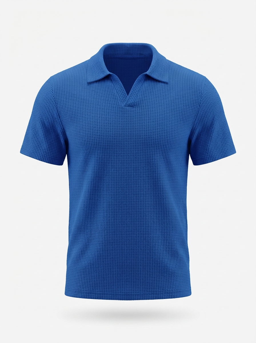Helo | Effen Korte Mouwen Polo Shirt Heren