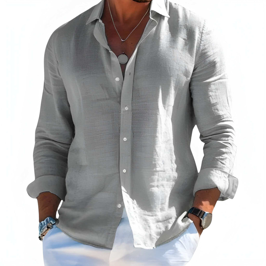 Heslo | Slimfit Lange Mouw Heren Shirt Lente 0