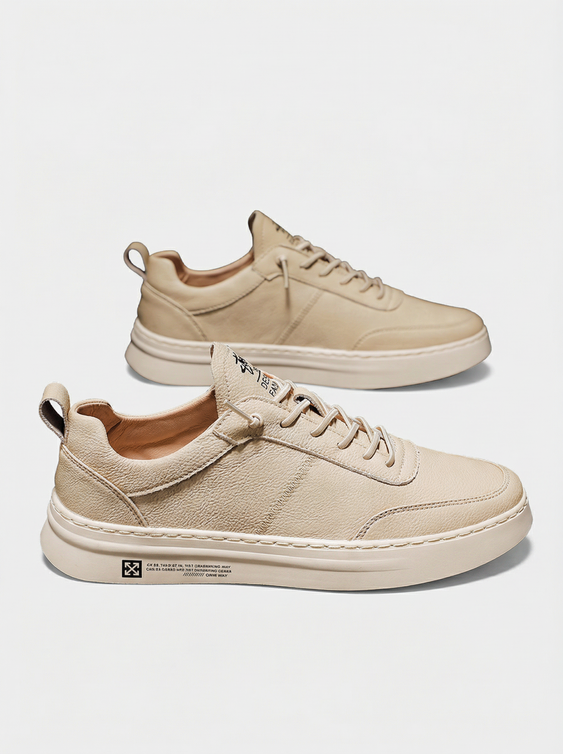 Luma | Ademend Witte Sneakers