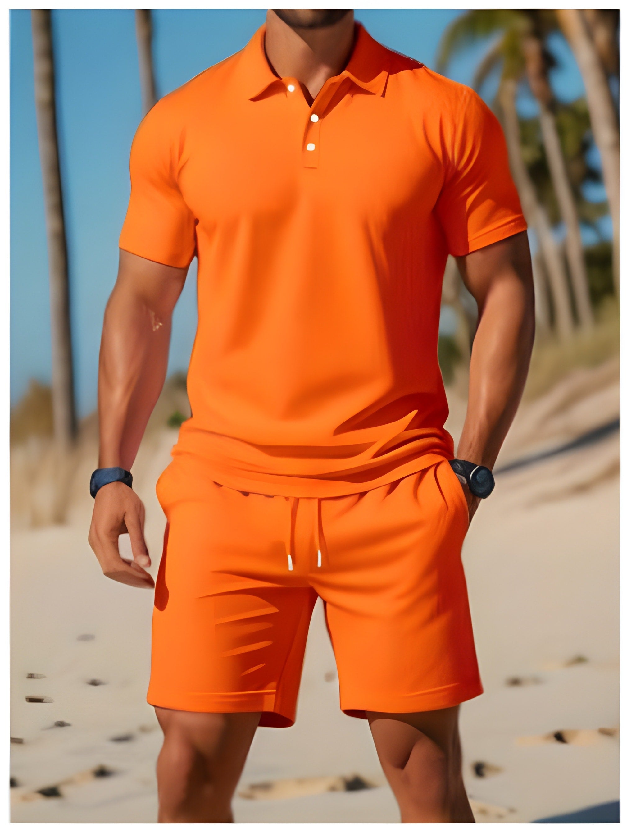 Lumo | Heren Lichtgewicht Zomersport Set Casual 1