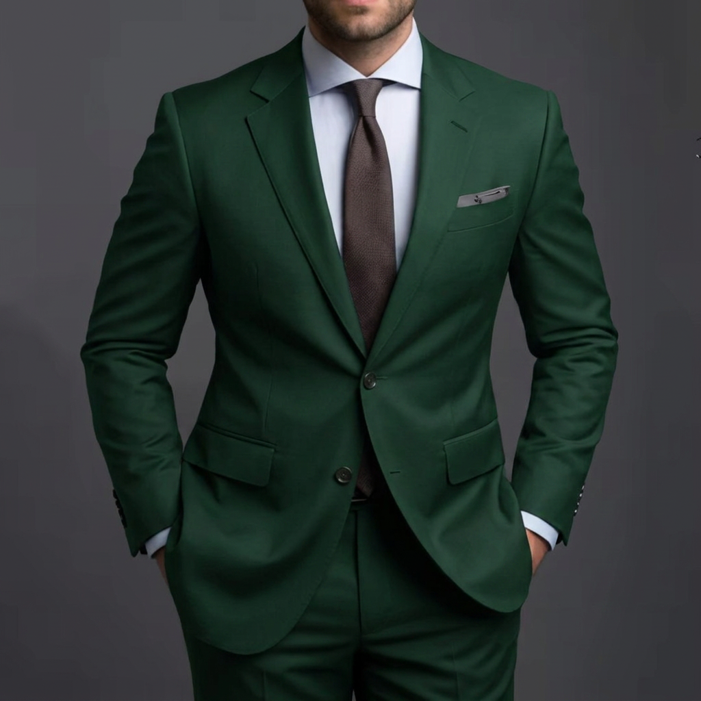 Sarto | Heren Slim Fit Tweedelig Pak