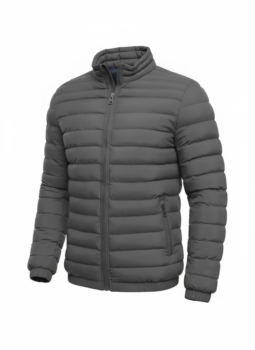 Tussenjas Heren Met Opstaande Kraag Pufferjas | Harden