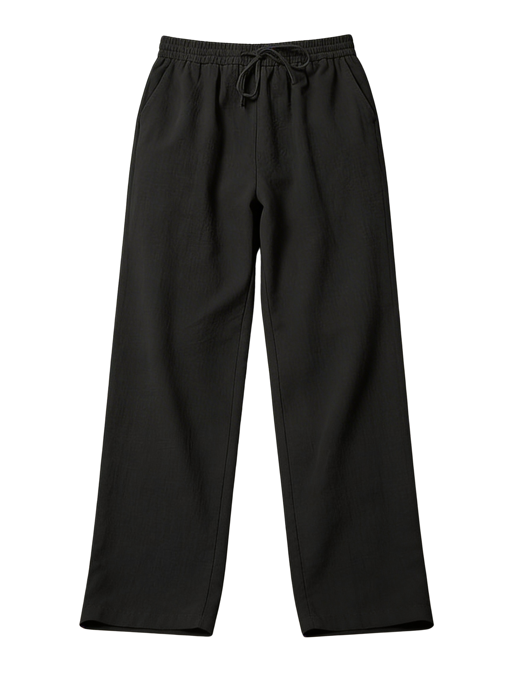 Laron | Heren Linnenmix Broek Met Trekkoord Taille