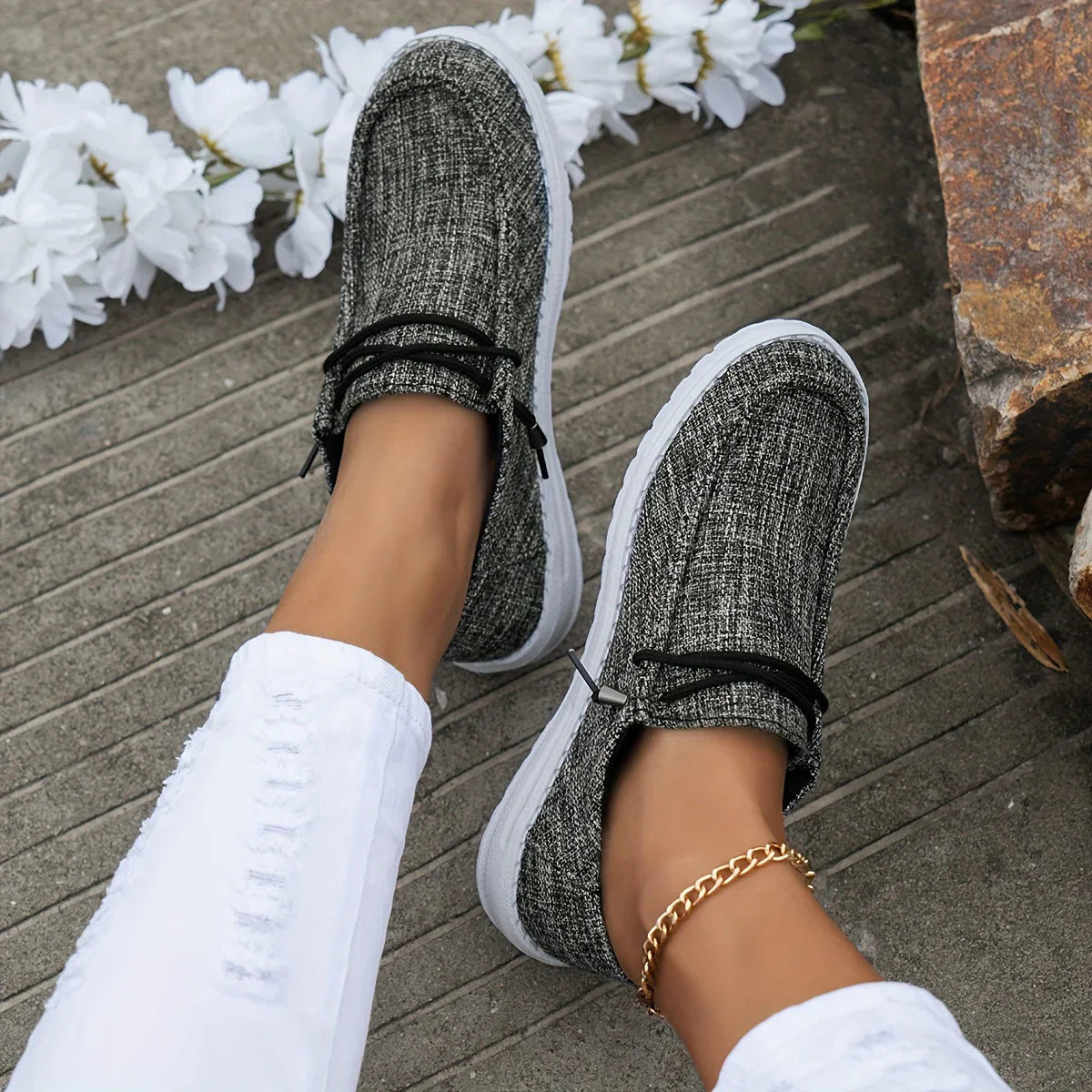 Esmee | Dames Loafers met Vetersluiting