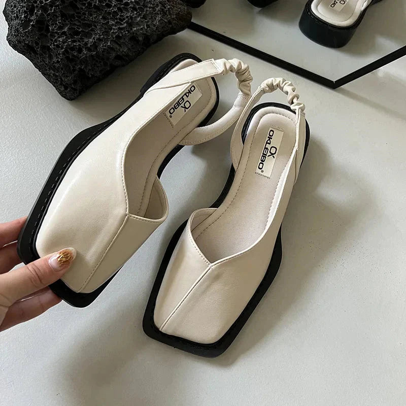 Femke | Orthopedische Slingback Schoenen voor Dames Beige