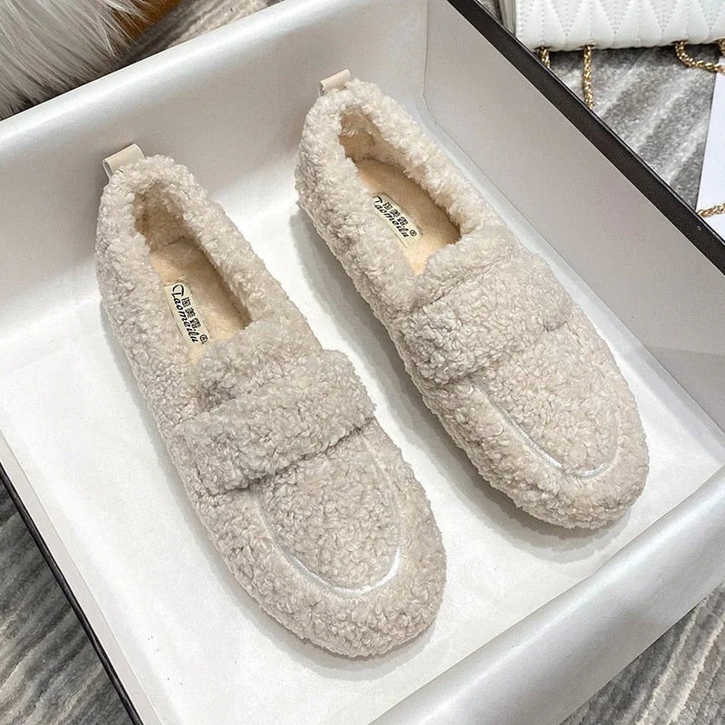 Fenna | Dames Teddy Pantoffels Crème