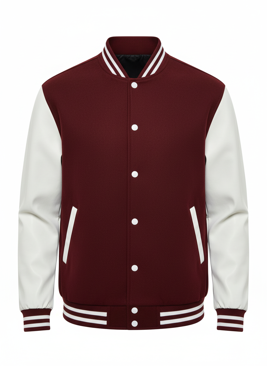 Blaze | Heren Varsity Jack Met Drukknoopsluiting
