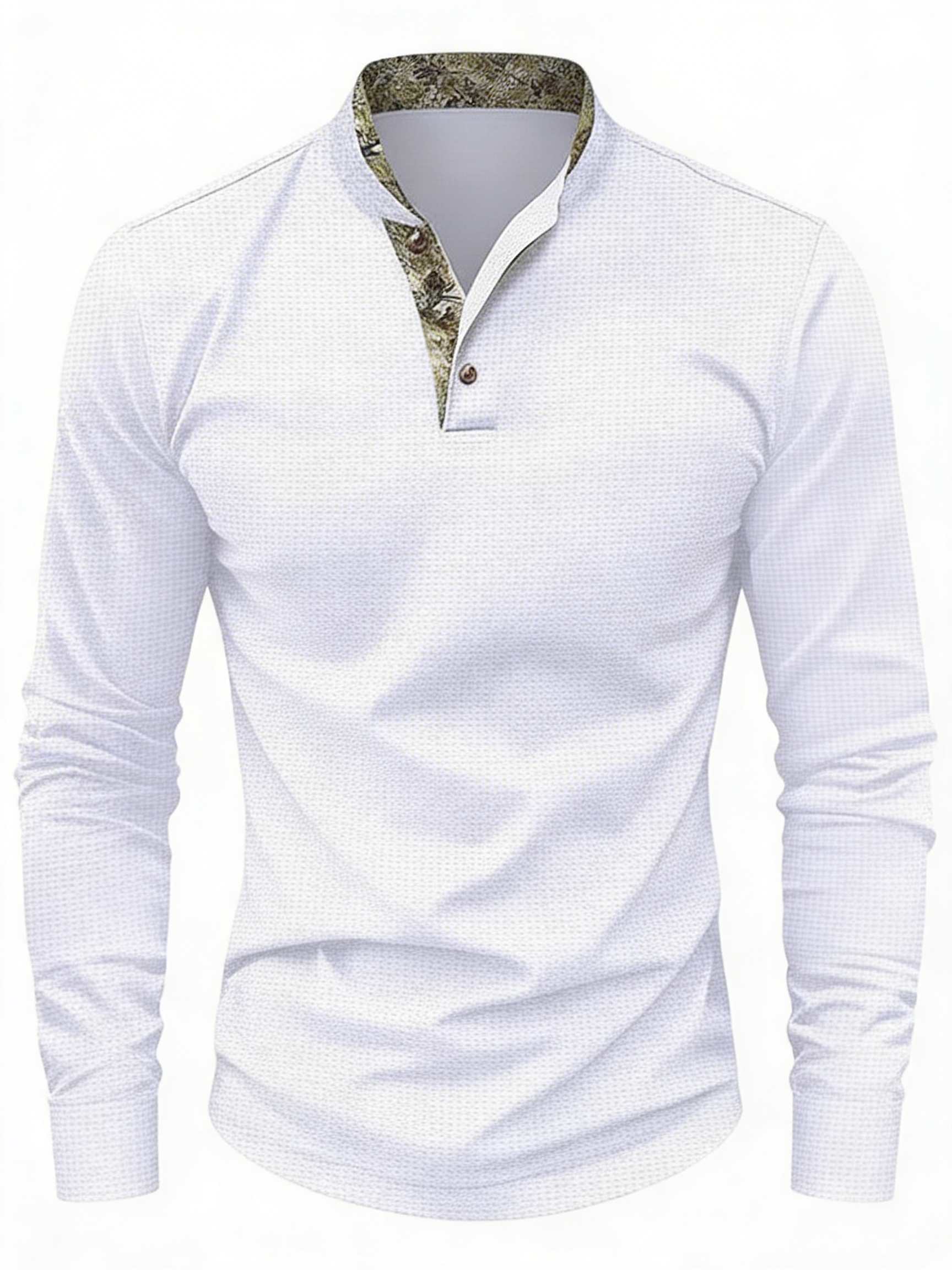 Poloza | Heren Poloshirt Lange Mouwen Zomer Ademend