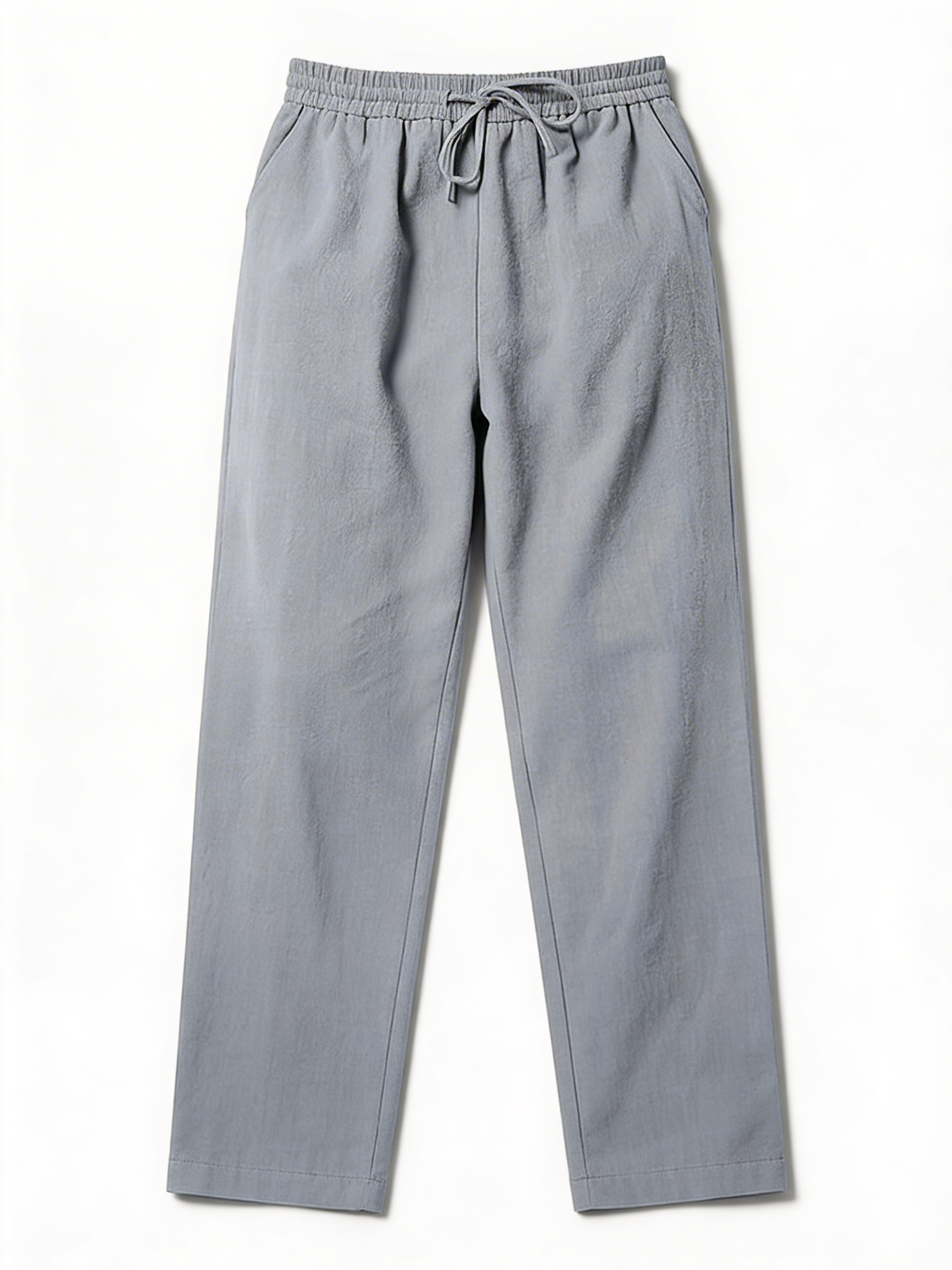 Laron | Heren Linnenmix Broek Met Trekkoord Taille