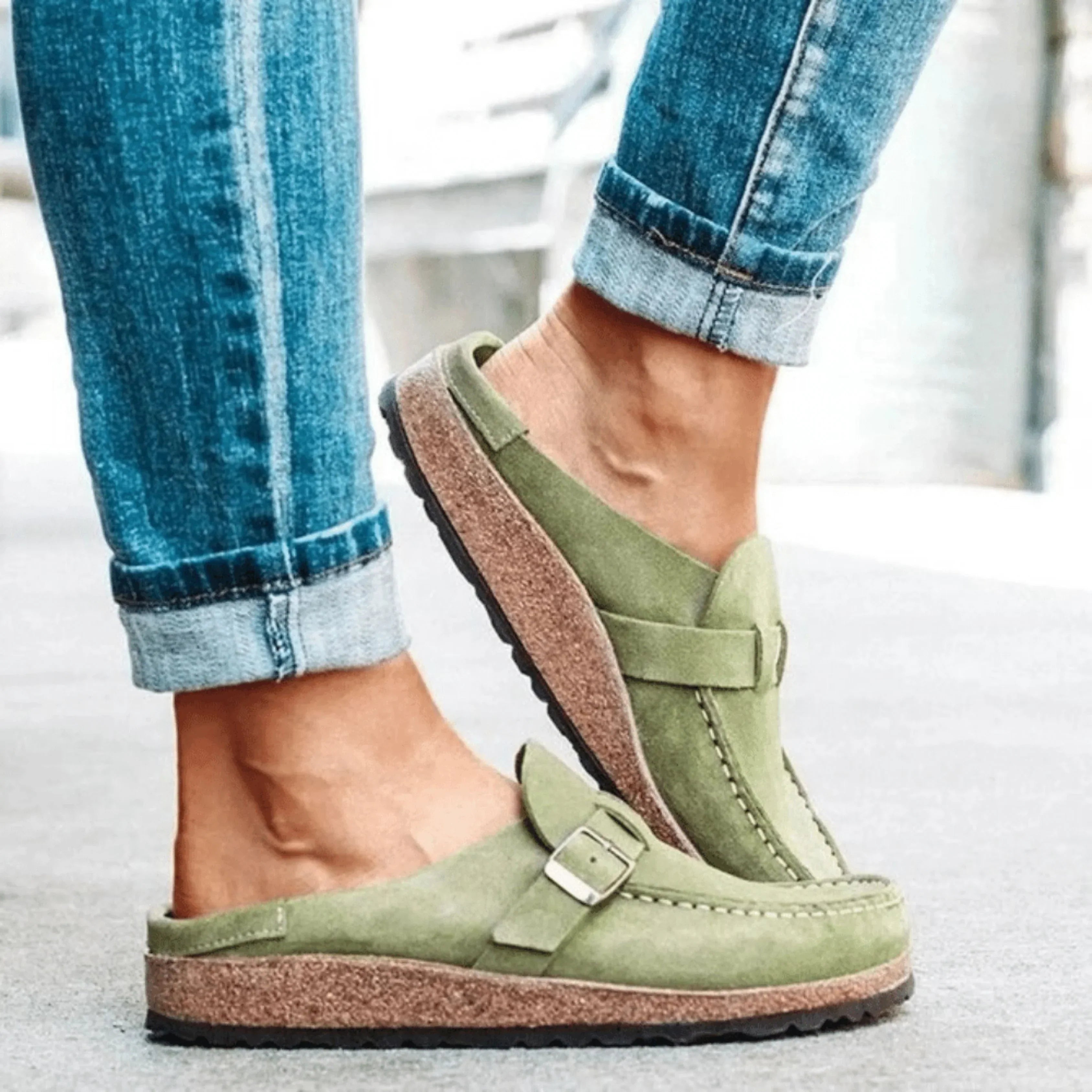 Imke | Dames Orthopedische Clogs Met Kurkzool