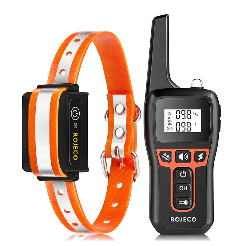 Honden trainingshalsband set met afstandsbediening 1000 meter bereik IP67 waterdicht voor training in alle weersomstandigheden