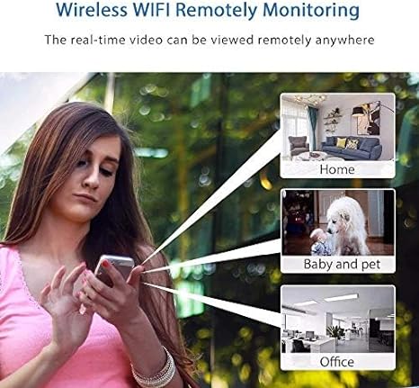 Mini Draadloze WiFi Beveiligingscamera 1080P Binnen/Buiten met app controle voor bewaking van je woning