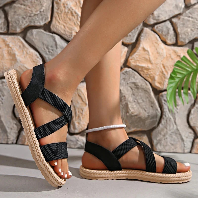 Lieke | Orthopedische Sandalen voor Dames met Gekruiste Bandjes