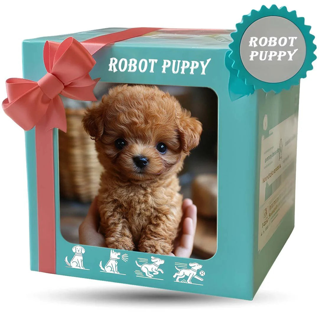Interactieve knuffelhond met realistische bewegingen en warme bruine uitstraling