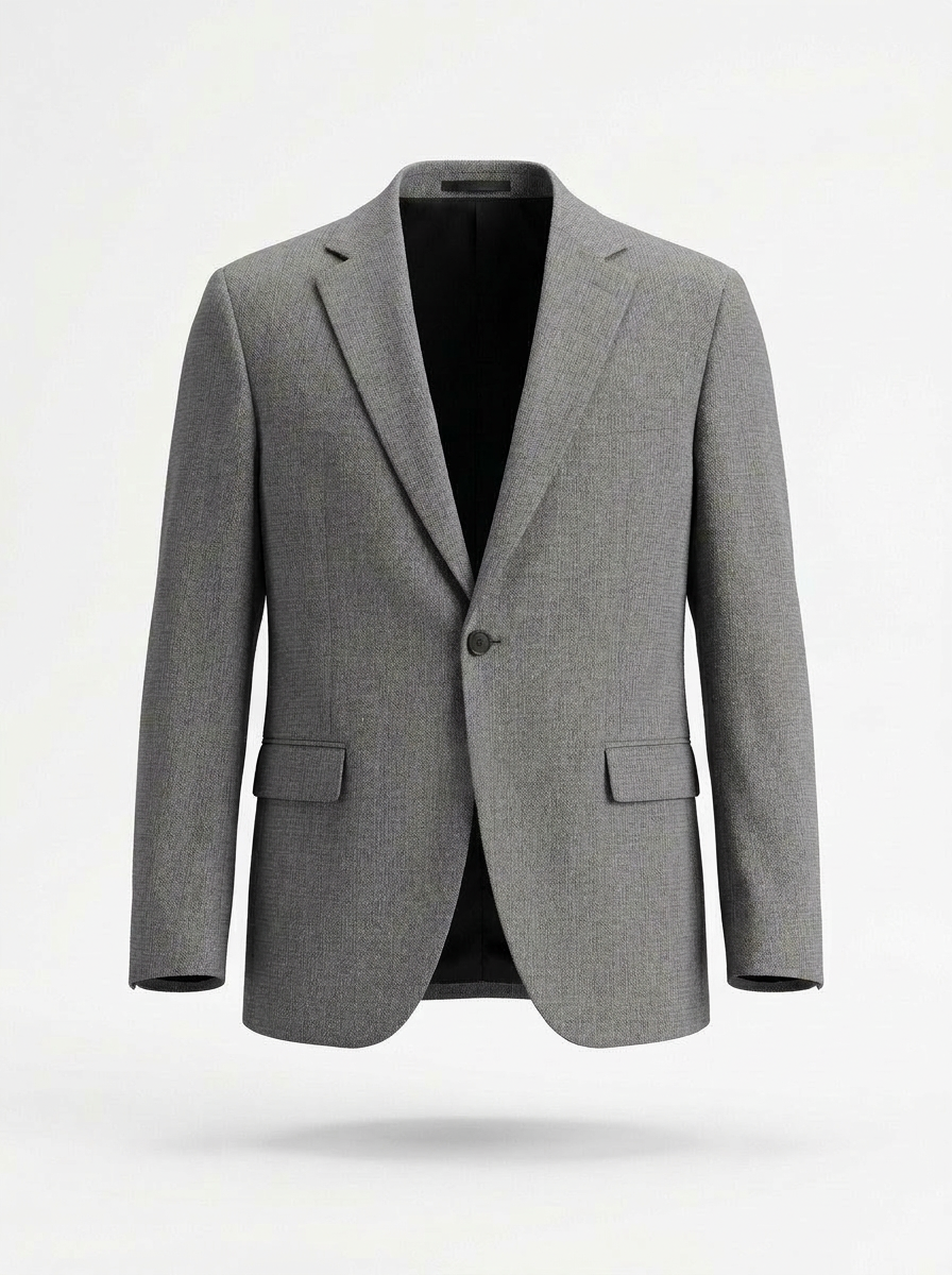 Blazto | Heren Blazer Slim Fit Enkelknoop Inkeping Revers
