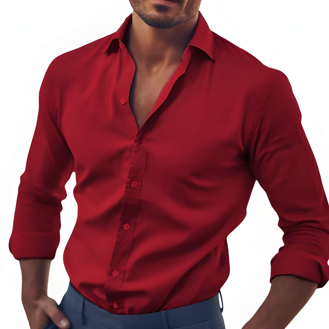 Haven | Slimfit Lange Mouw Overhemden Heren 6