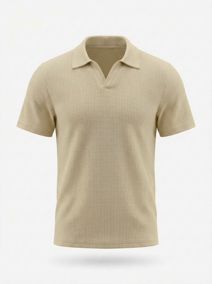 Helo | Effen Korte Mouwen Polo Shirt Heren