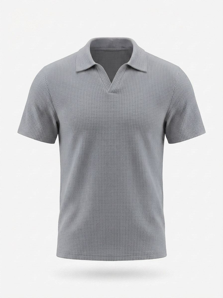 Helo | Effen Korte Mouwen Polo Shirt Heren