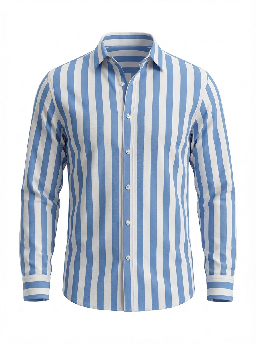 Kasta | Gestreept Relaxed Overhemd Zomer