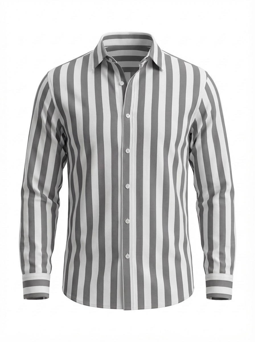 Kasta | Gestreept Relaxed Overhemd Zomer