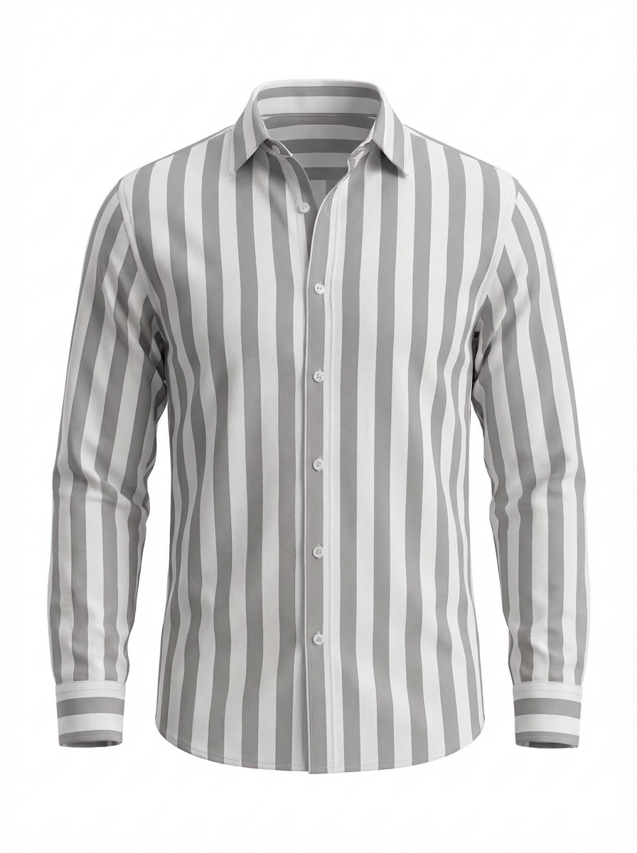 Kasta | Gestreept Relaxed Overhemd Zomer