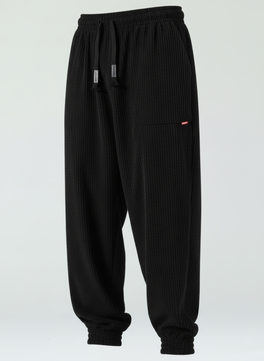 Losse Corduroy Broek voor Heren | Faleno