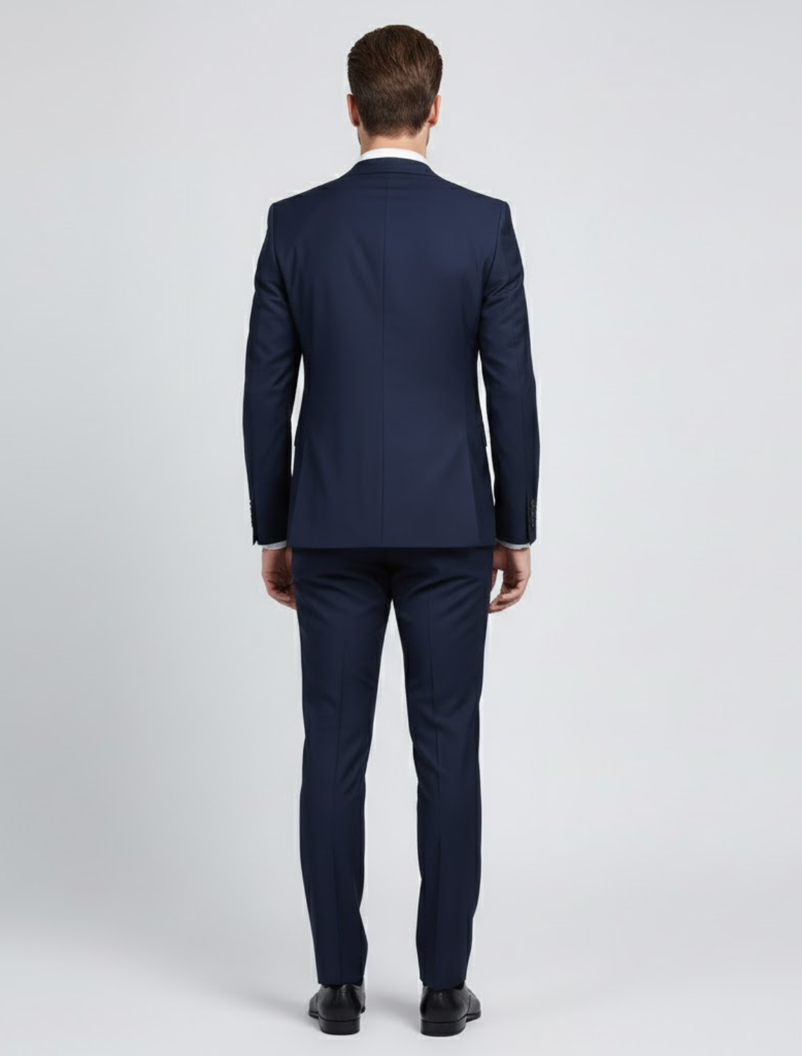 Pakelo | Heren Tweedelig Pak Slim Fit Inkeping Revers Effen 2