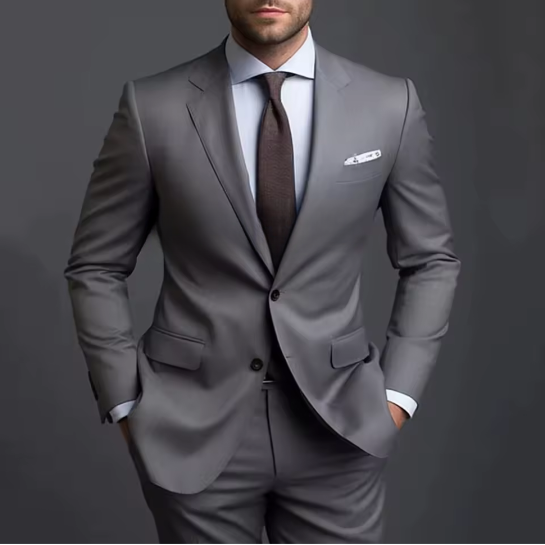 Sarto | Heren Slim Fit Tweedelig Pak 7