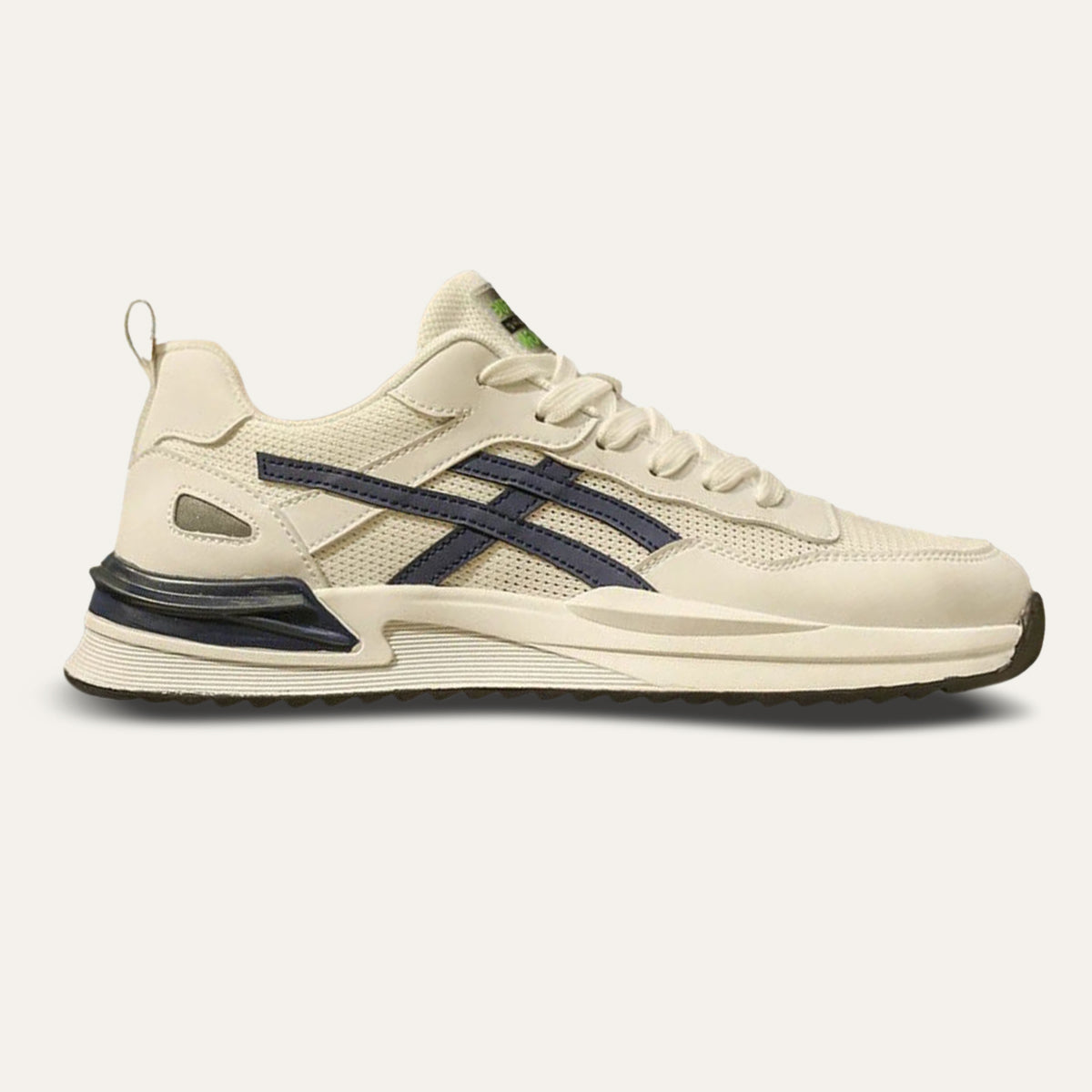 Stravo | Heren Sneakers Lage Schoen Mesh Vetersluiting Contrastpaneel