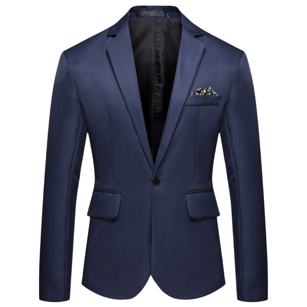 Bartin | Heren Slim Fit Blazer Met Eén Knoop