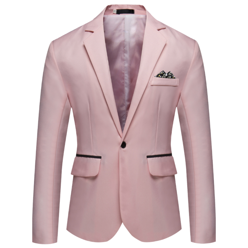 Bartin | Heren Slim Fit Blazer Met Eén Knoop