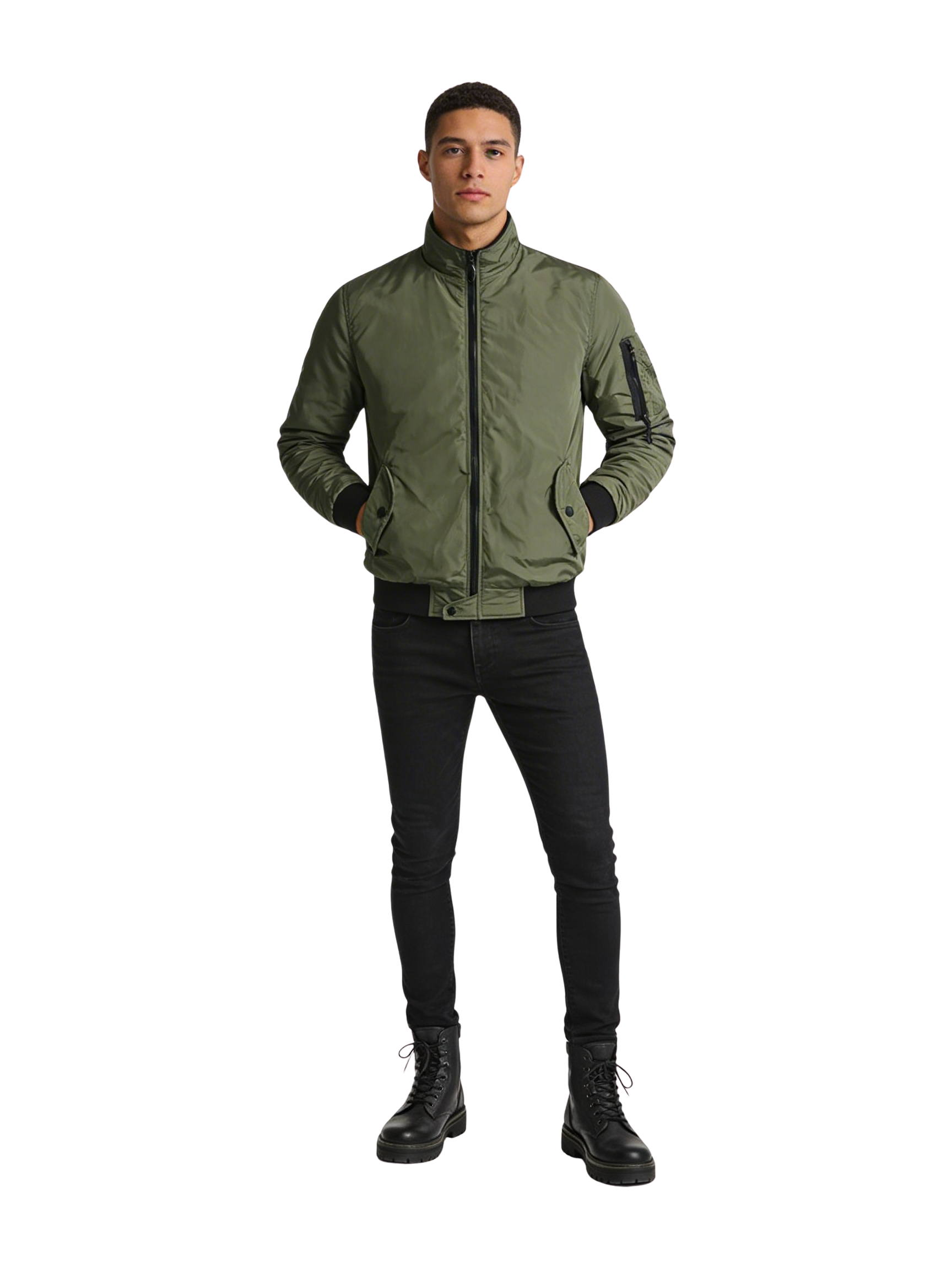 Brent | Heren Zip Up Bomberjack