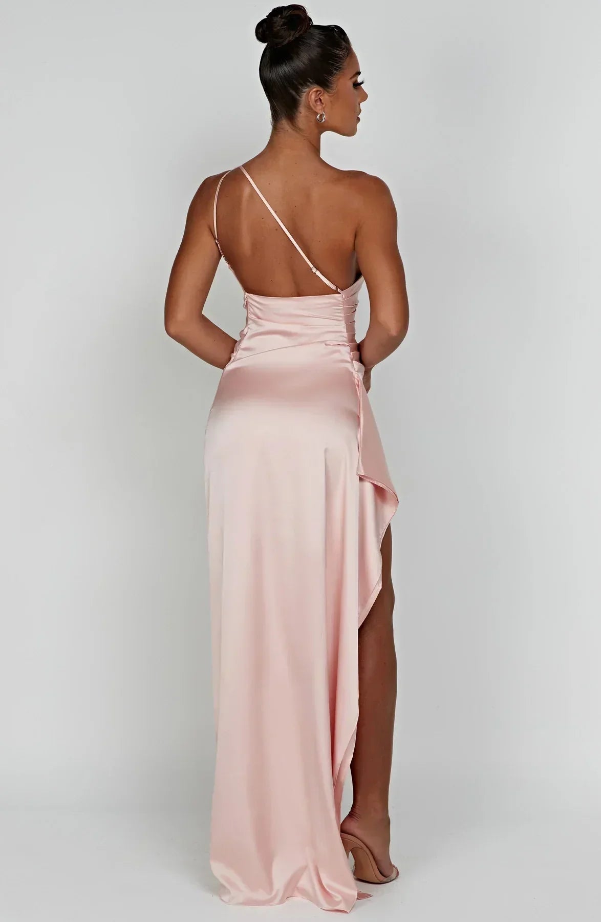 Anna | One Shoulder Maxi Jurk met Split