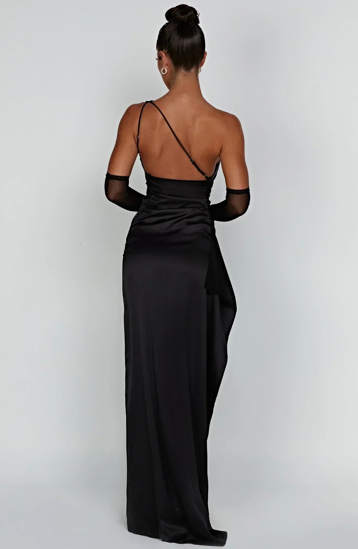 Anna | One Shoulder Maxi Jurk met Split