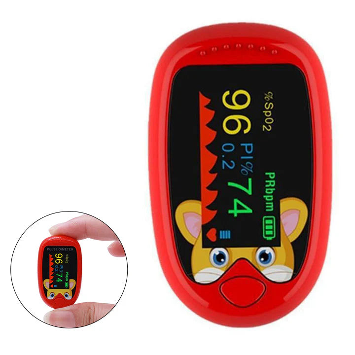 Vingertop oximeter LED-scherm toont nauwkeurige SpO2 en hartslag metingen binnen seconden