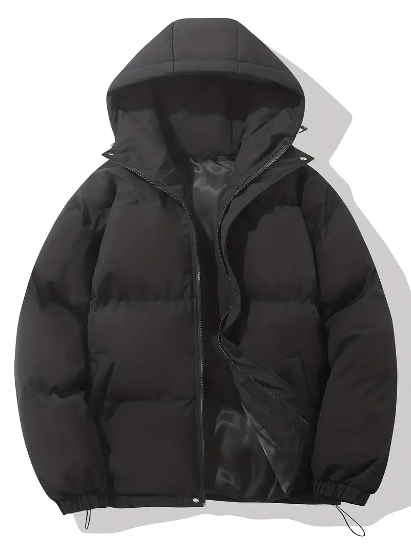 Close-up van gewatteerde stof en gladde afwerking van roze puffer jas