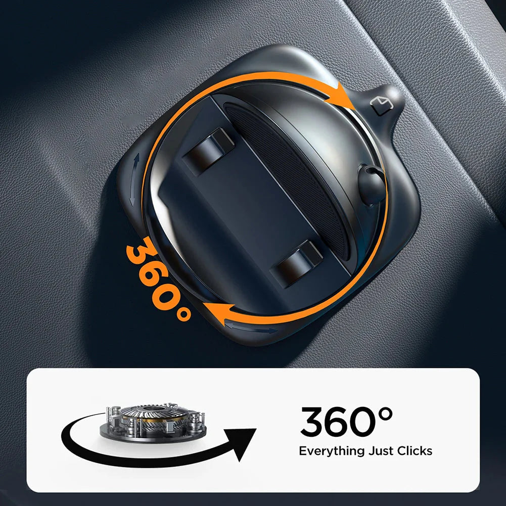 Draaibare dashboard telefoonhouder compatibel met alle smartphones voor veilige autonavigatie