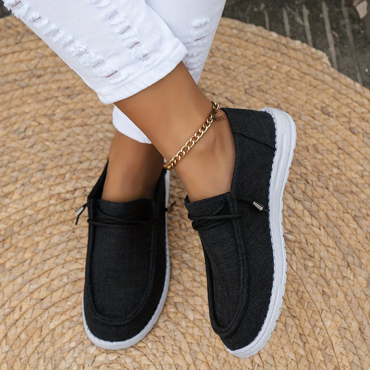 Esmee | Dames Loafers met Vetersluiting