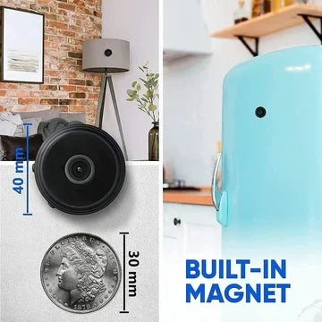 Compacte wifi-camera met live audio en video voor toezicht op woning of kantoor