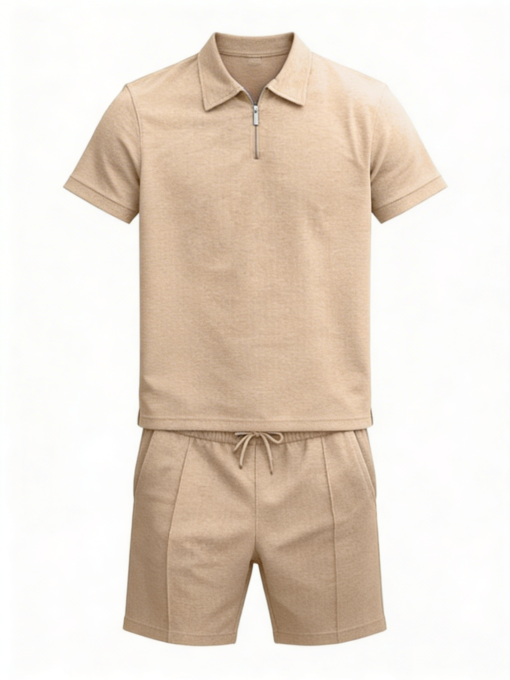 Porten | Heren Polo Shirt En Shorts Set