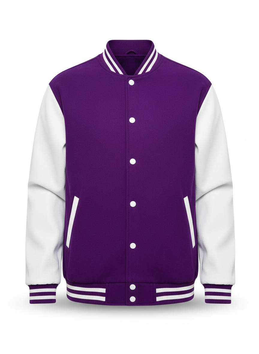 Blaze | Heren Varsity Jack Met Drukknoopsluiting