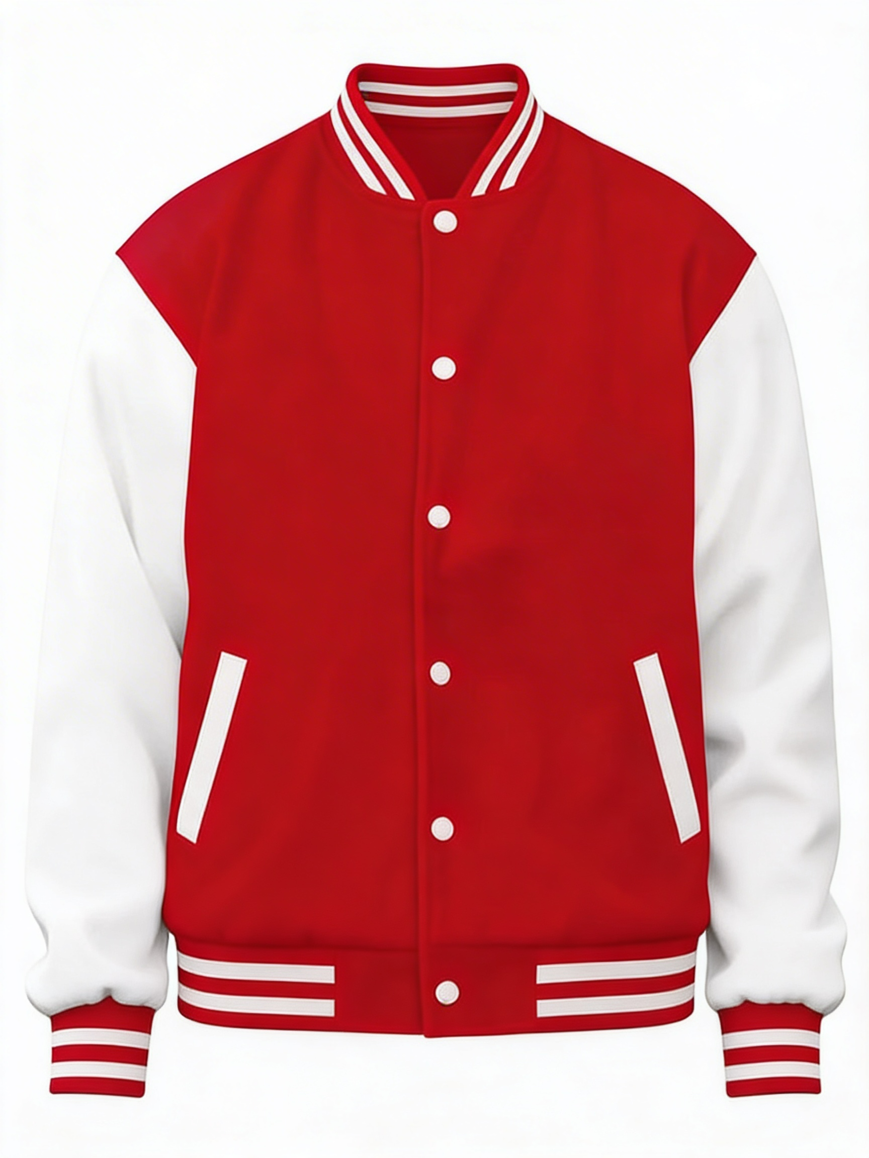 Blaze | Heren Varsity Jack Met Drukknoopsluiting