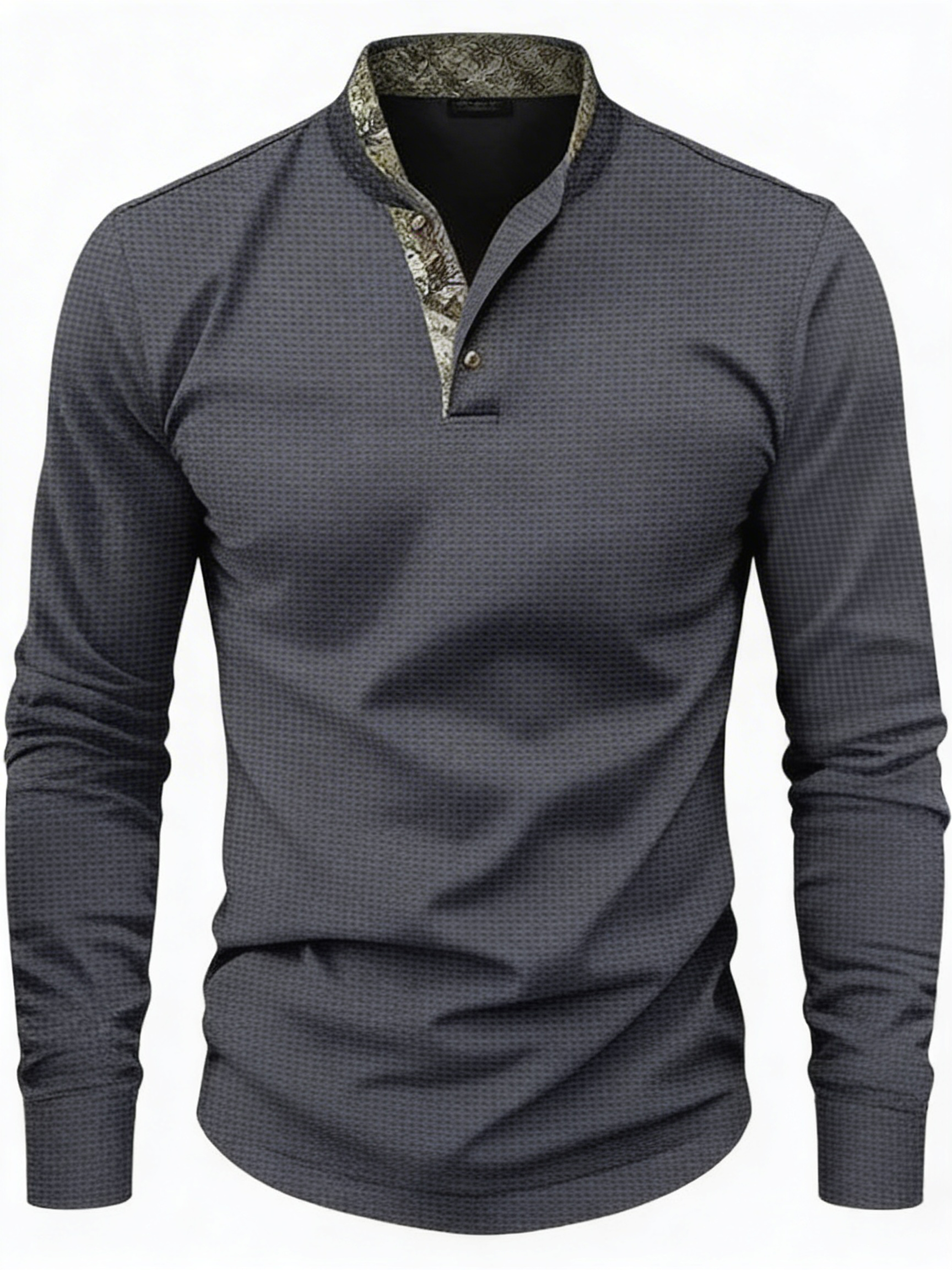 Poloza | Heren Poloshirt Lange Mouwen Zomer Ademend