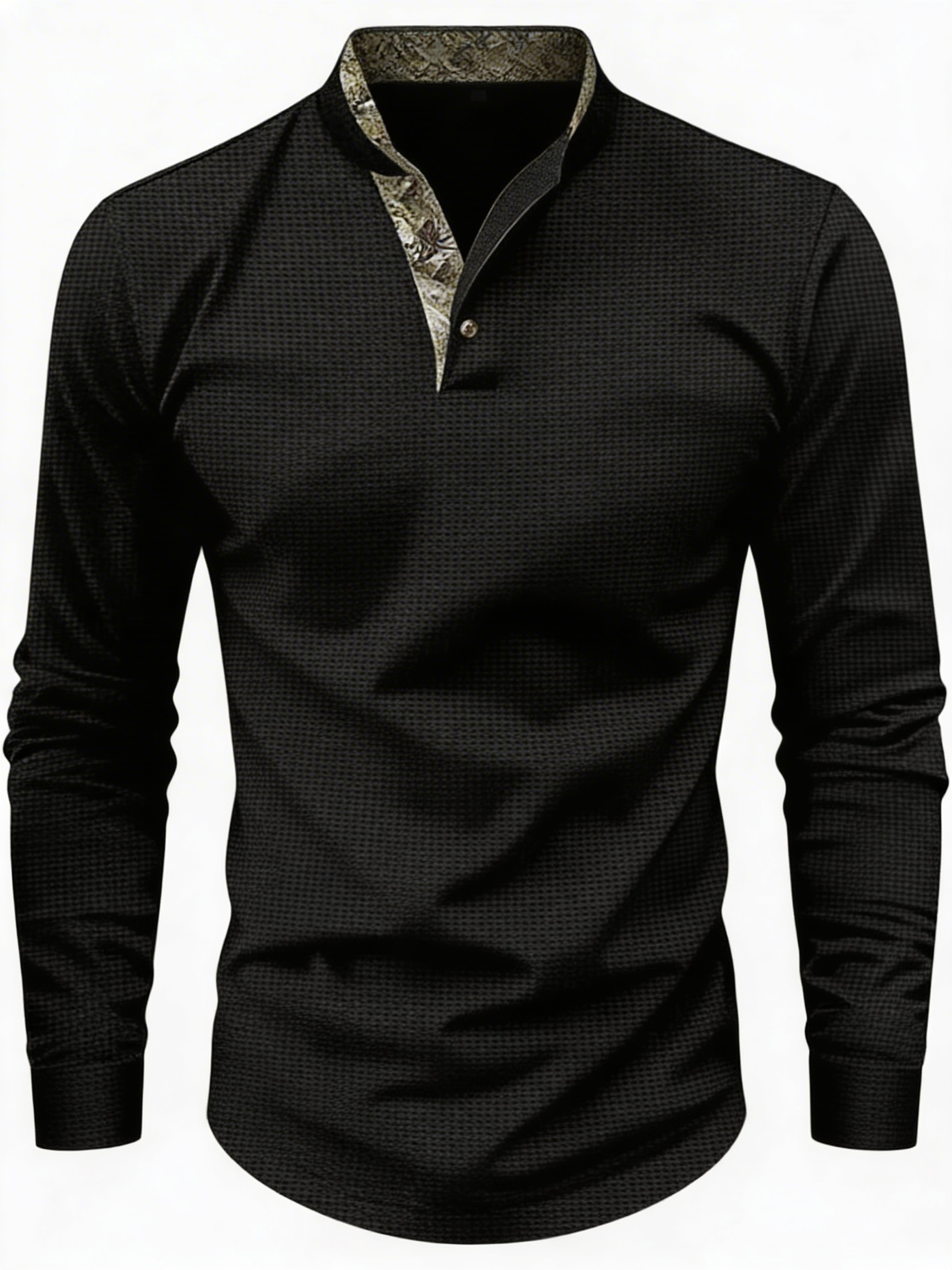 Poloza | Heren Poloshirt Lange Mouwen Zomer Ademend