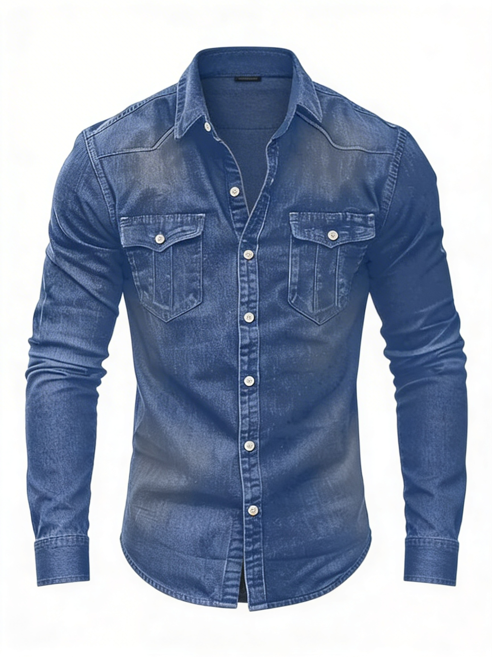 Sparlo | Casual Slim Fit Summer Dress Spijkerblouse