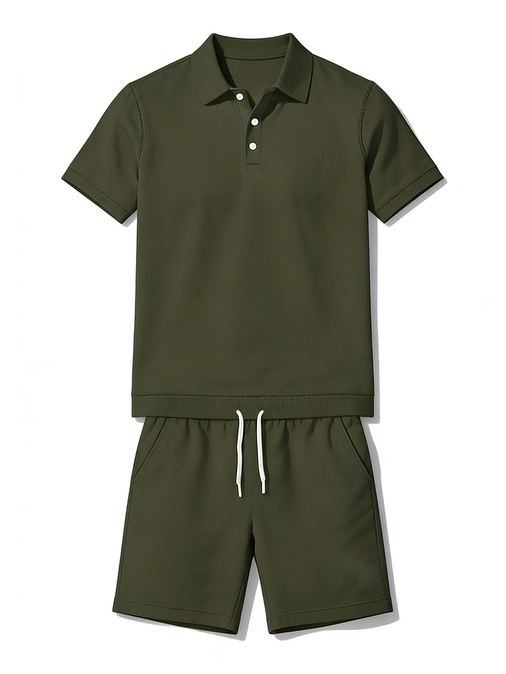 Savio | Heren Zomer Polo En Shorts Set